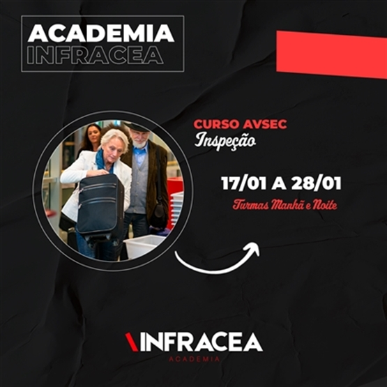 BLACK FRIDAY - Curso de Formação Inspeção AVSEC - PRESENCIAL | Brasília - DF