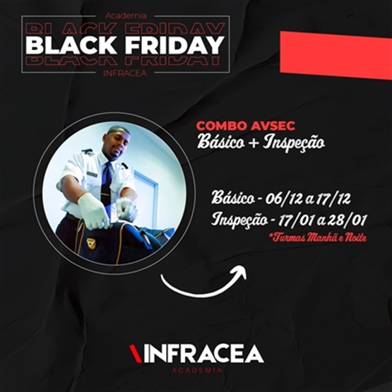 Combo Black Friday Cursos Básico + Inspeção AVSEC - Presencial | Brasília - DF